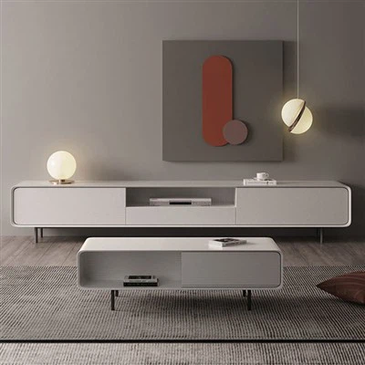 ארון טלוויזיה פורניר לבן